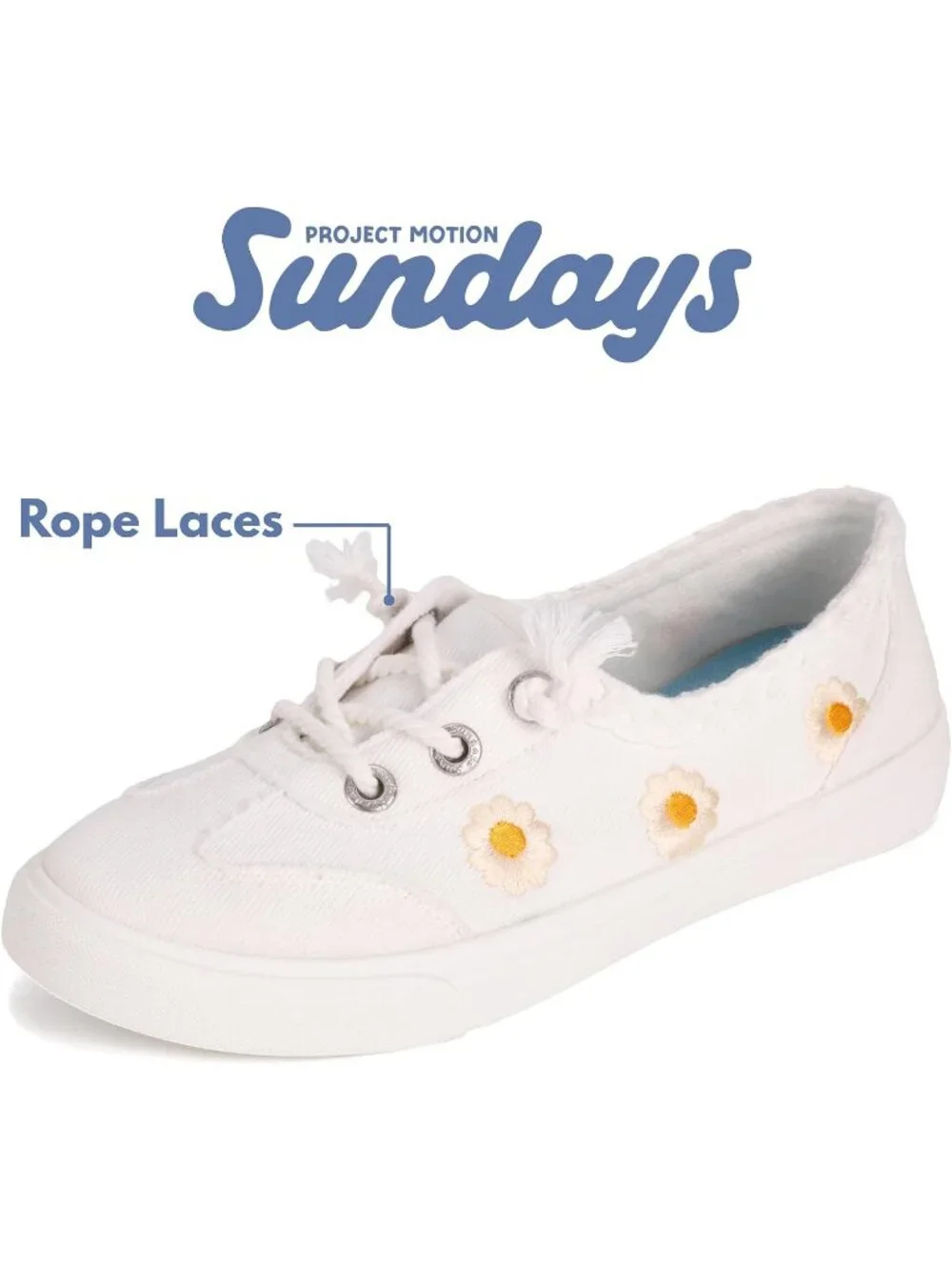 Women's White Comfortable Memory Foam Insole Non Slip and Lightweight Sneakers